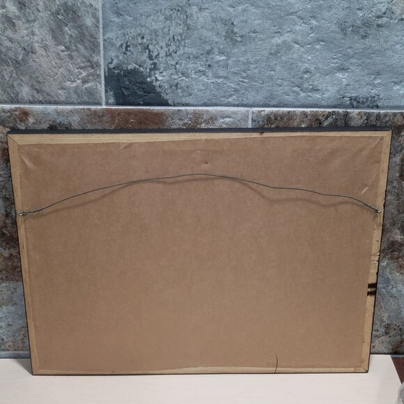 Vintage Framed Art Print Remington Wildlife Art Beecham Mallards in Flight - Picture 4 of 9